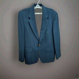 Vintage 70s Hunter Haig Palm Beach Green Golf Jacket Blazer Mens 44R Golfer